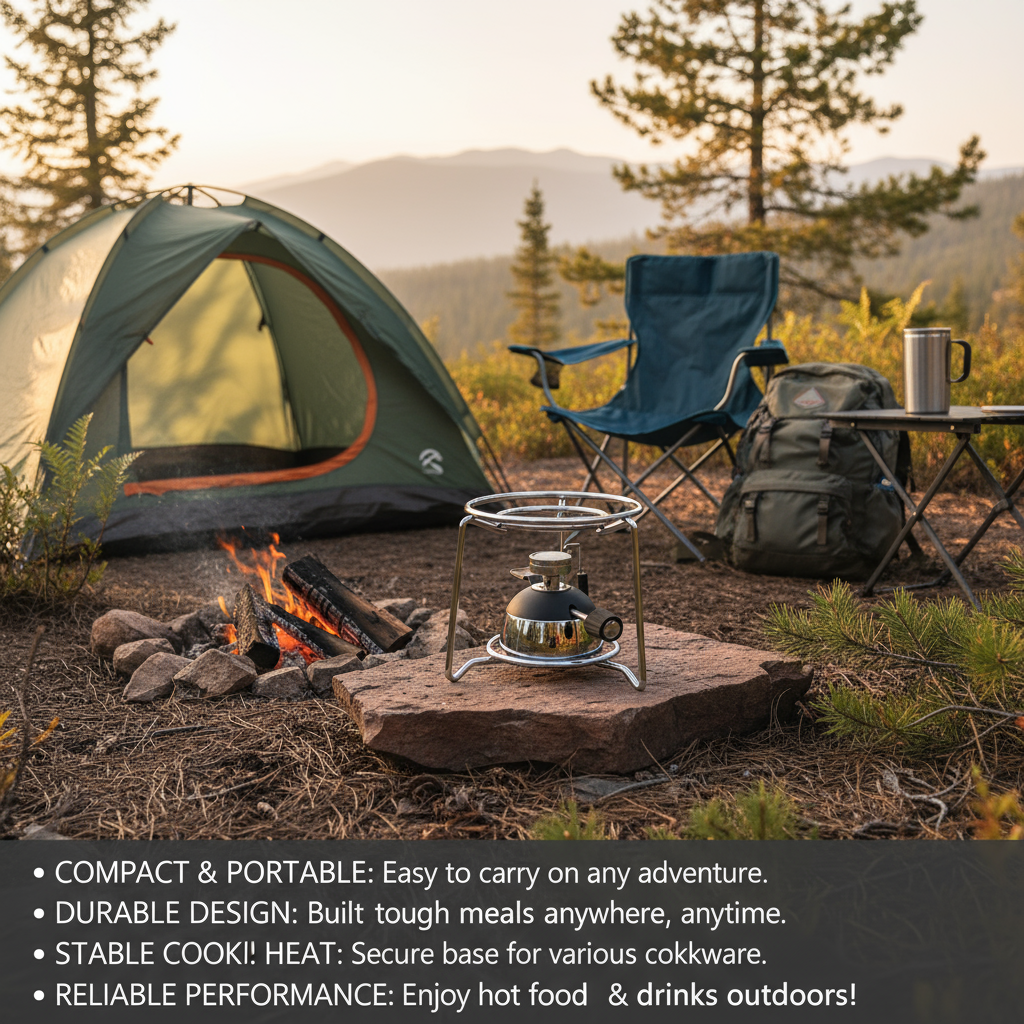 Compact Outdoor Stainless Steel Camping Stove