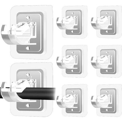 Easy Fit Curtain Rod Brackets - No Drill Required - Yeezlab