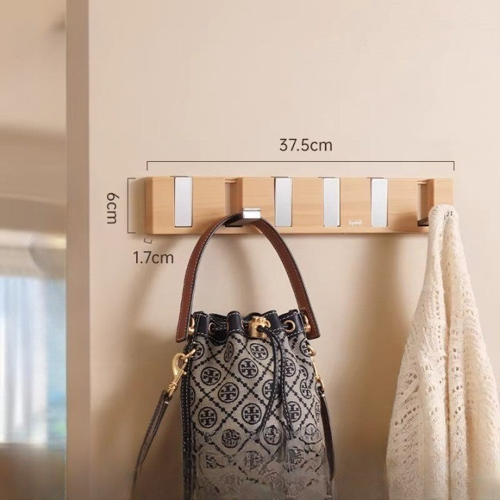 Simple Wooden Coat Rack Hanger - Yeezlab