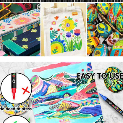 Vibrant Art Marker Set