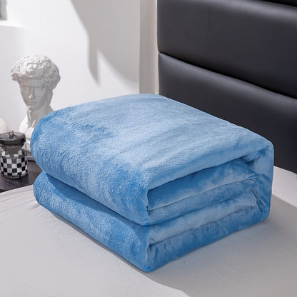 Soft Gray Plush Blanket for All Seasons