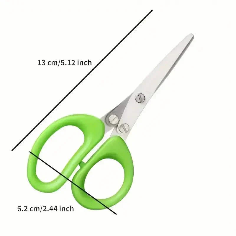 Sharp Stainless Steel Kitchen Herb Cutting Scissors Set