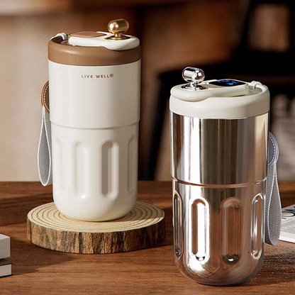Compact Insulated Stainless Steel Travel Mug