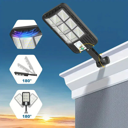 Bright Solar Flood Light with Motion Sensor