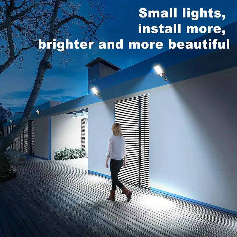 Bright Solar Flood Light with Motion Sensor