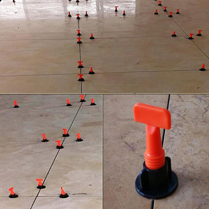Premium Adjustable Tile Leveling System 50Pc Kit