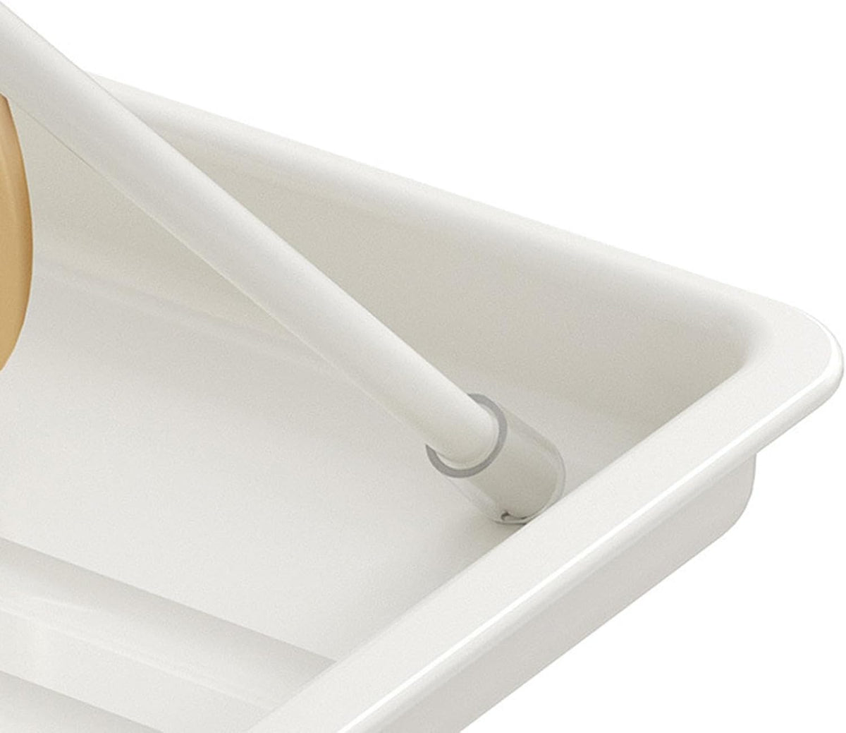 Compact 2-Tier Dish Rack with Removable Tray