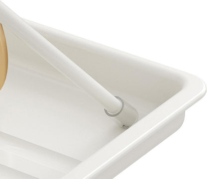 Compact 2-Tier Dish Rack with Removable Tray