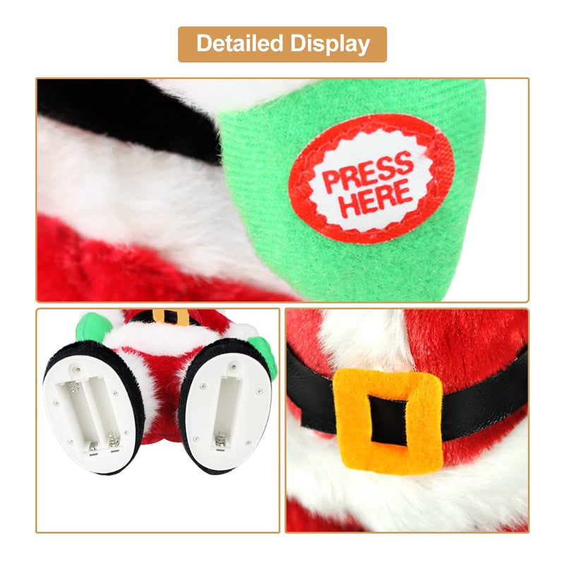 Fun Dancing Santa Claus Figurine