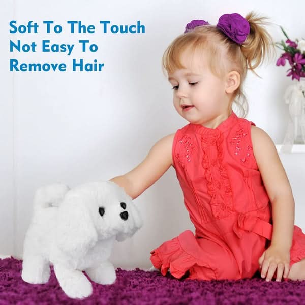 Cuddly Plush Dog Toy for Realistic Play