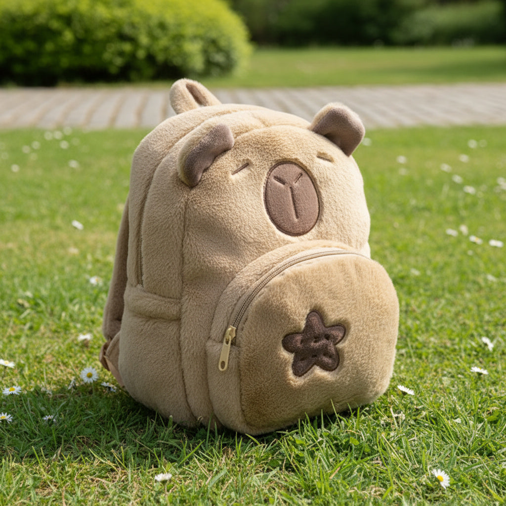 Adorable Plush Children's School Backpack