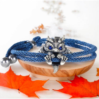 Unique Personalized Baby Dragon Cuff Bracelet