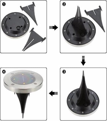 Outdoor Solar Powered LED Garden Lights