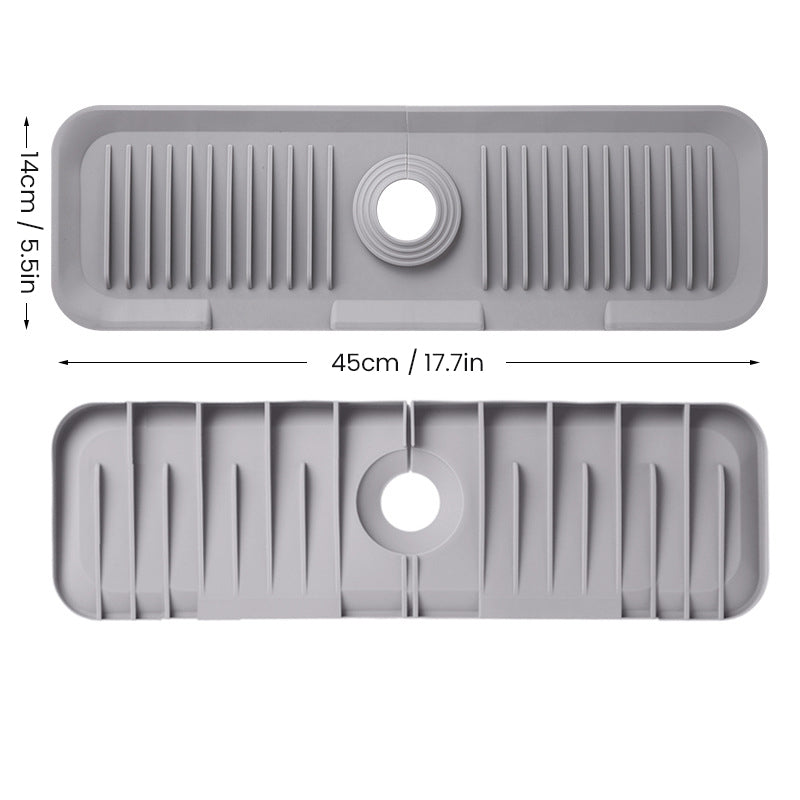 Waterproof Kitchen Sink Faucet Splash Mat