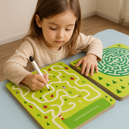 Fun Interactive Learning Puzzle Book for Kids