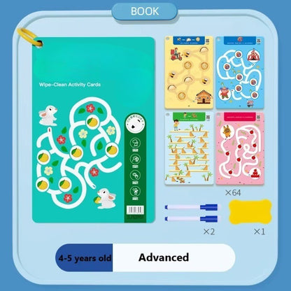 Fun Interactive Learning Puzzle Book for Kids