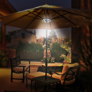 Bright Outdoor Umbrella LED Light with 3 Settings