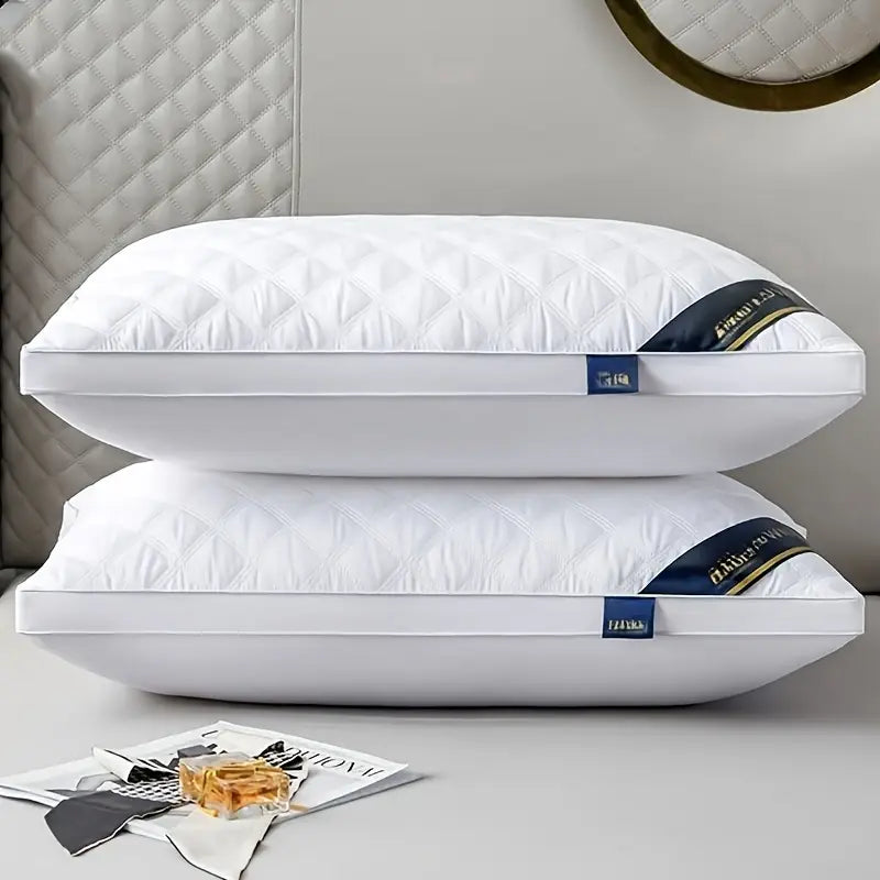 Comfortable Contour Pillows - 2 Pack Soft Support Set - Yeezlab