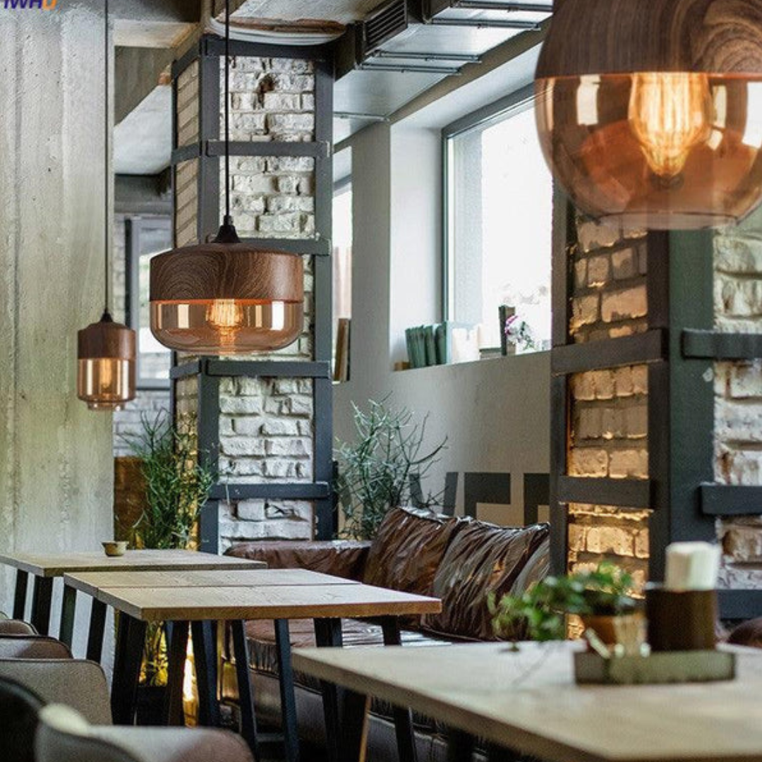 Modern Wooden Pendant Light NordLuna