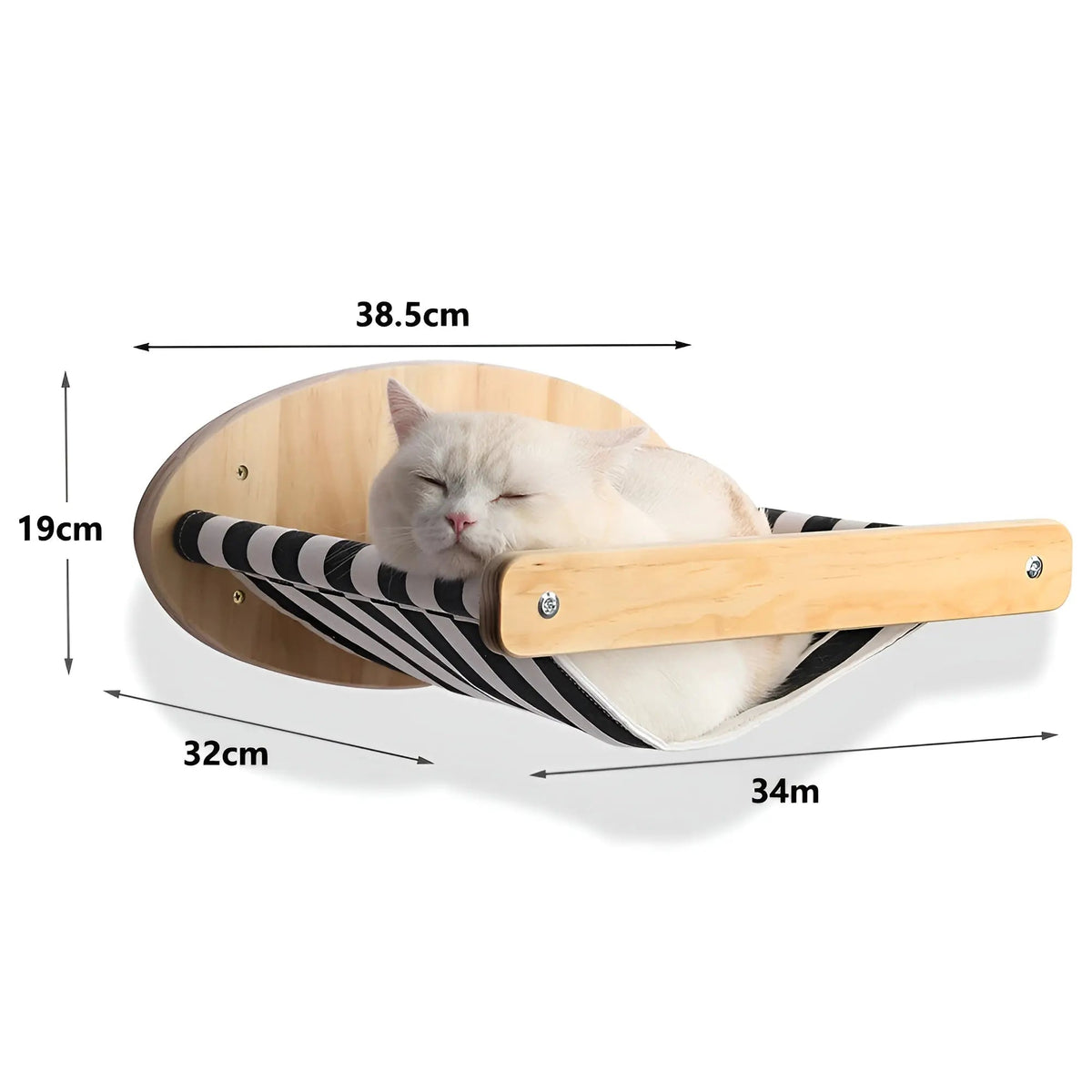 Cat Tower Wall Shelf with Scratch Pad