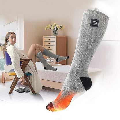 Warm Rechargeable Heated Socks with Adjustable Heat