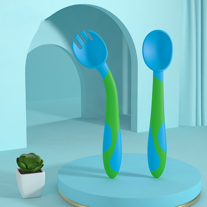 Kids' Soft Grip Utensil Set - Yeezlab
