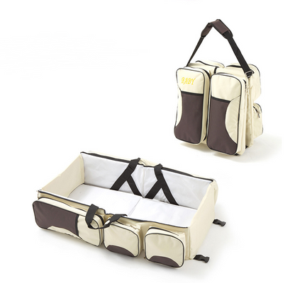 Portable Baby Travel Bed with Storage