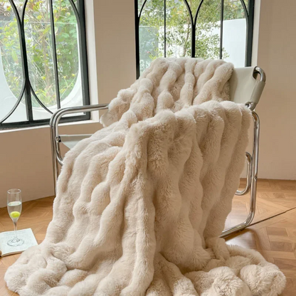 Cozy Plaid Throw Blanket