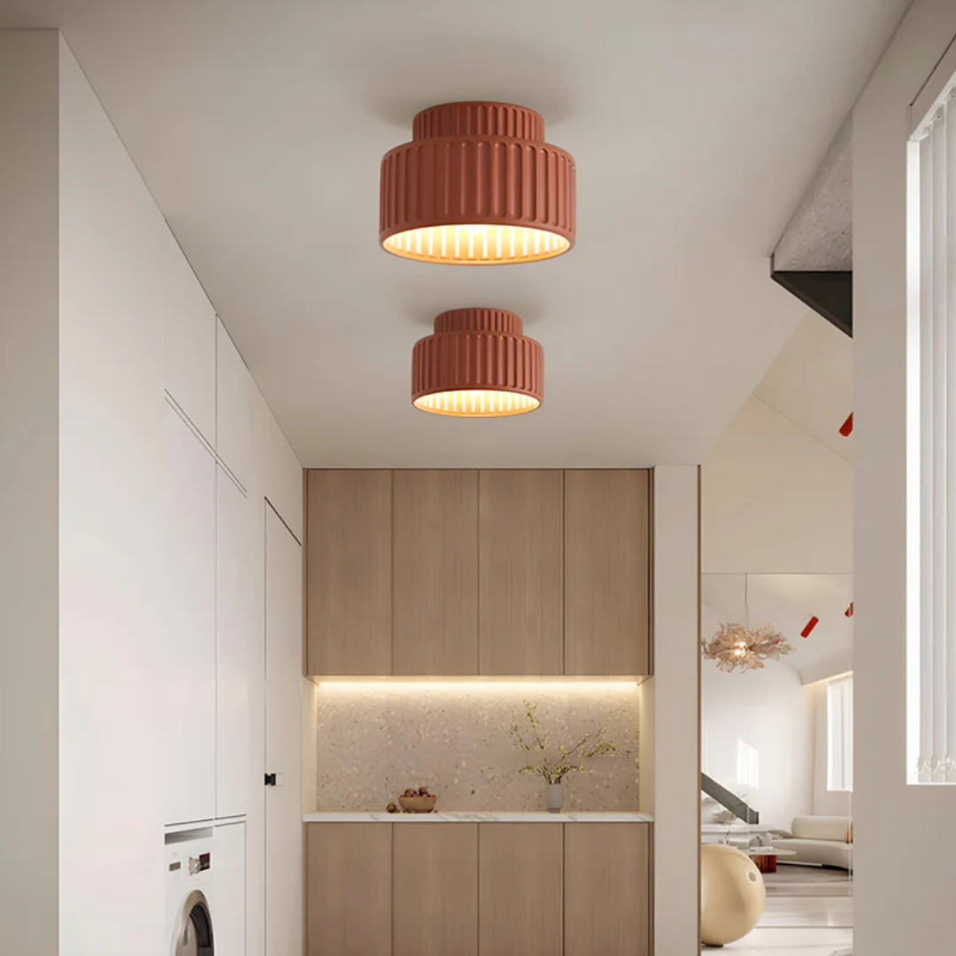 Contemporary Textured Ceiling Light