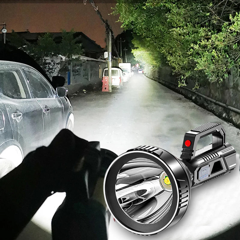 Portable LED Rechargeable Flashlight Torch