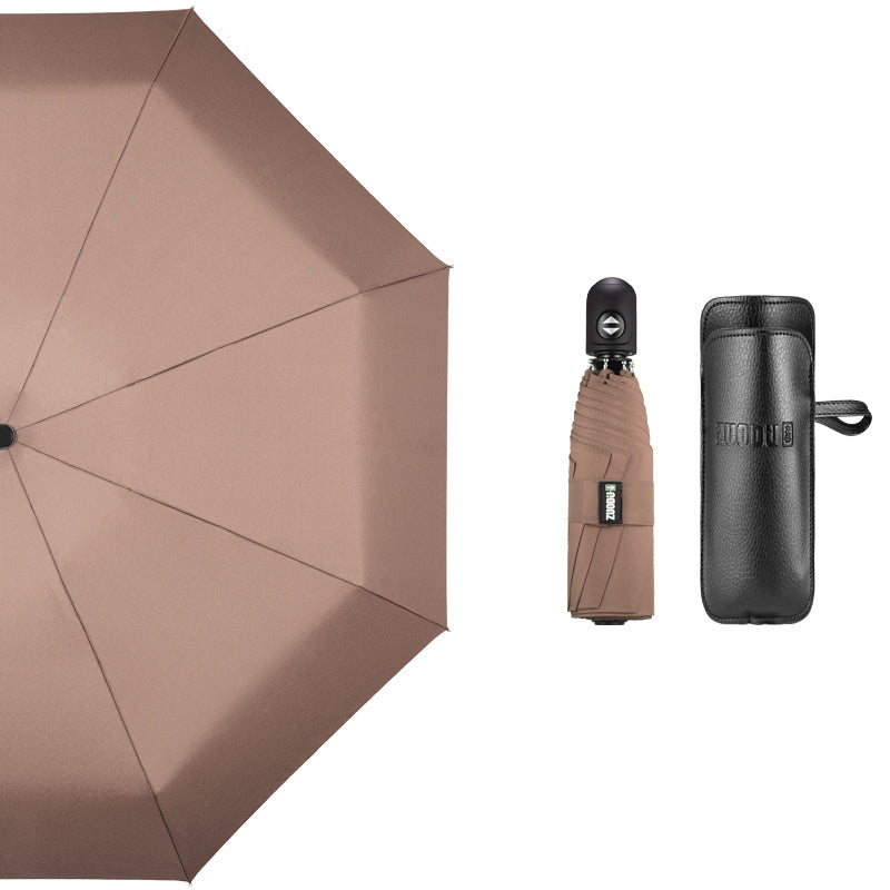 Compact Automatic Windproof Umbrella with Ergo Grip