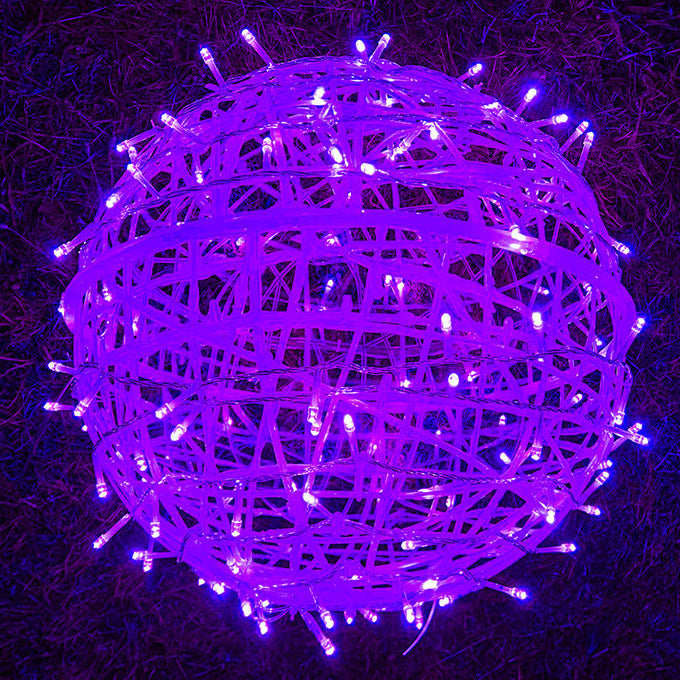 Colorful LED Solar Powered Garden Pendant Light