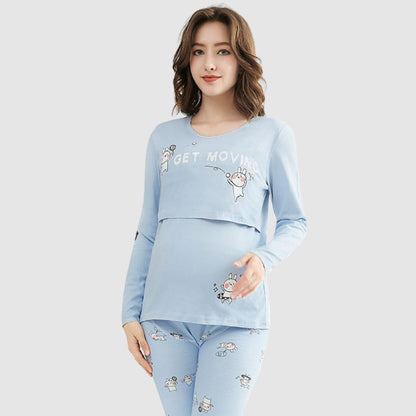 Cozy Pregnant Mama Dress for Home Relaxation