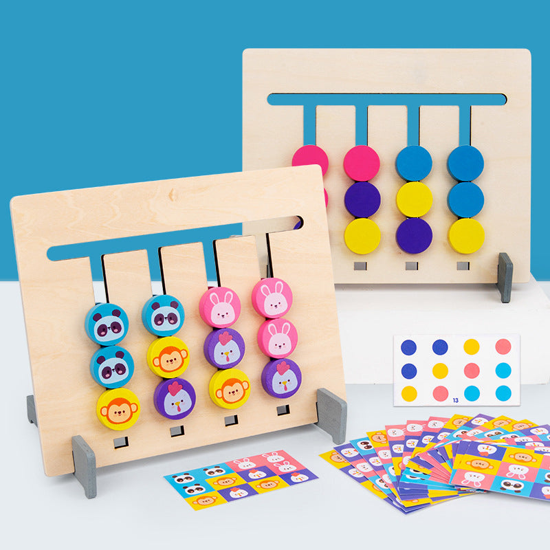Double Sided Wooden Brain Teaser Puzzle