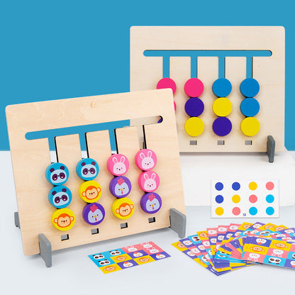 Double Sided Wooden Brain Teaser Puzzle