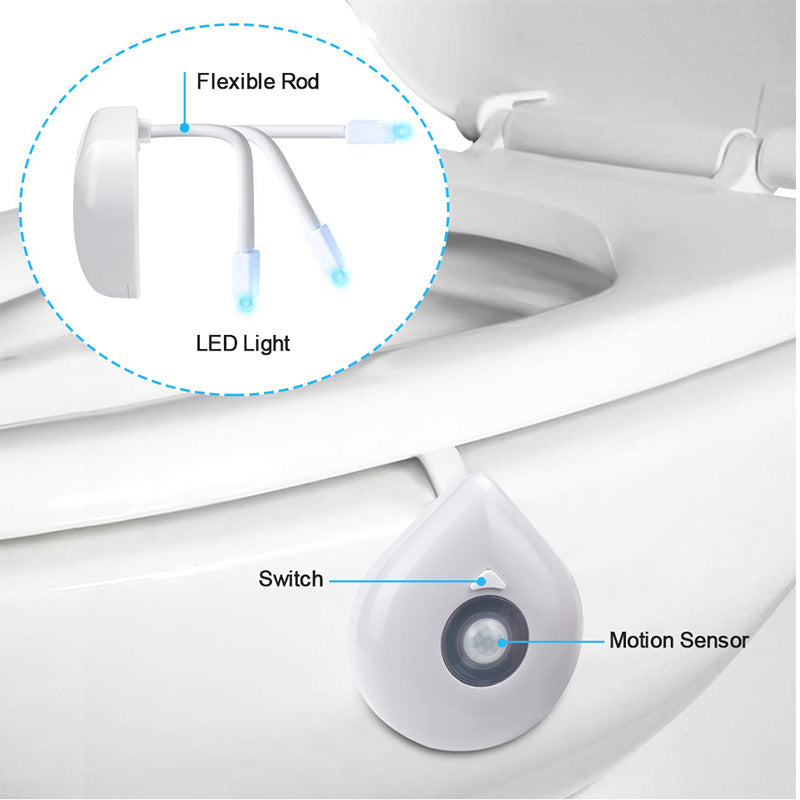 Motion Sensor LED Toilet Bowl Light