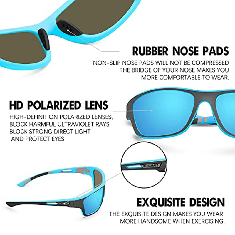 Yeezlab | Men's Sports Sunglasses with Polarized Lenses
