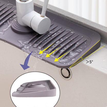 Waterproof Kitchen Sink Faucet Splash Mat