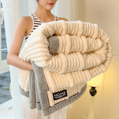 Cozy Soft Throw Blanket for Bed and Sofa