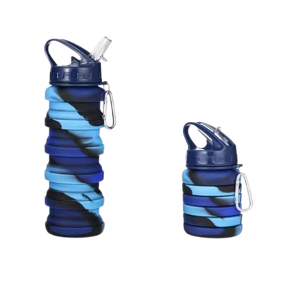 Compact Folding Water Bottle - Lightweight Travel Cup