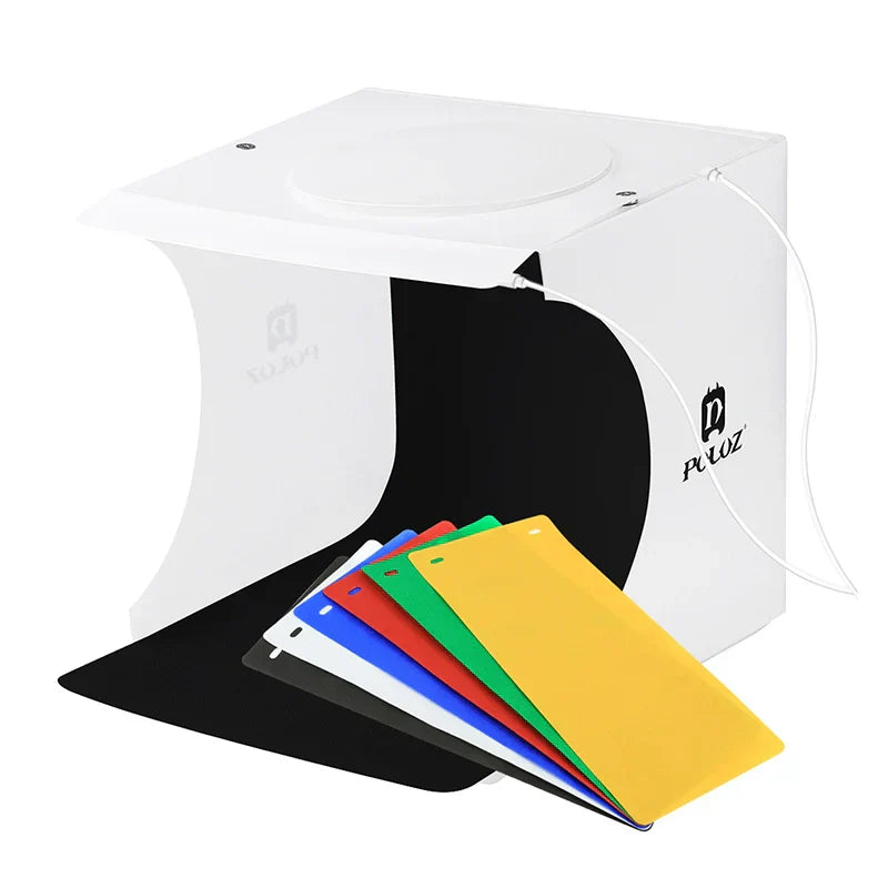 Portable Compact LED Light Box for Professional Product Photos