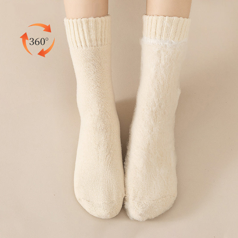 Soft Warm Men Women Thermal Velvet Socks