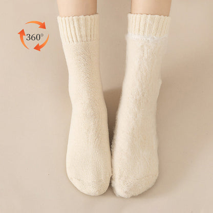 Soft Warm Men Women Thermal Velvet Socks