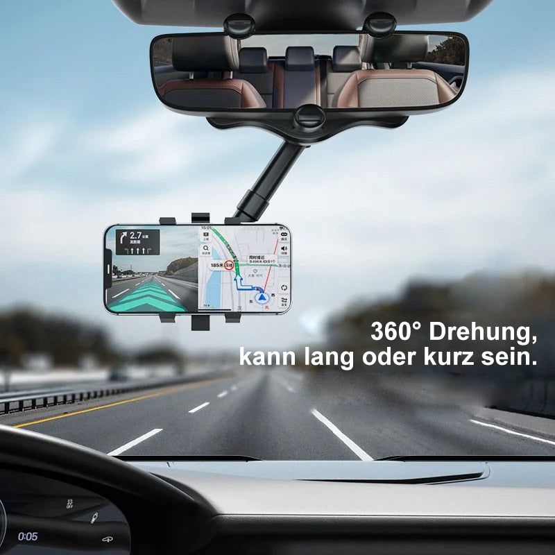 Universal Adjustable Car Phone Mount Rear View Mirror Holder