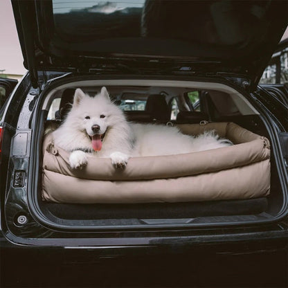 Premium Pet Car Bed & Back Seat Cover