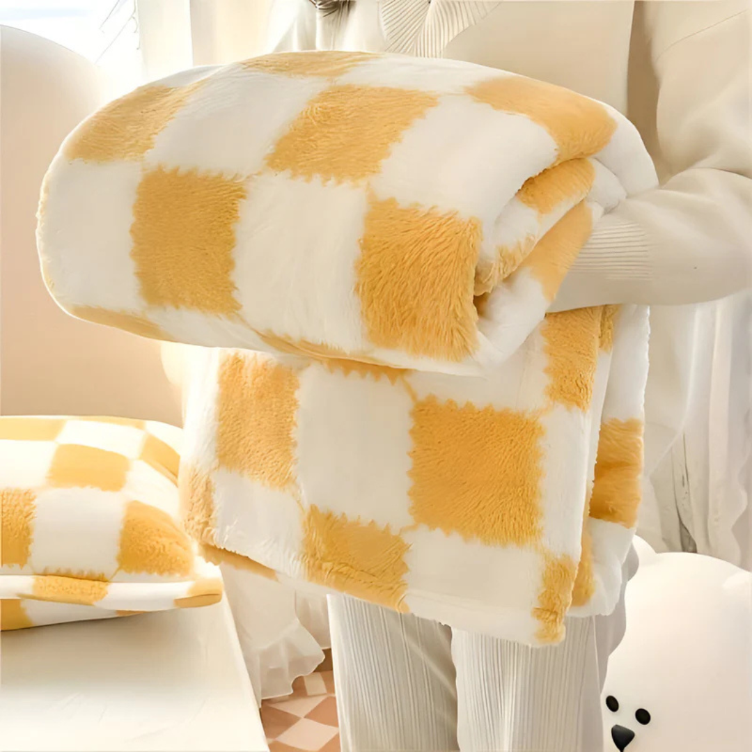 Plush Cozy Fleece Throw Blanket