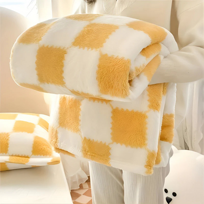 Plush Cozy Fleece Throw Blanket