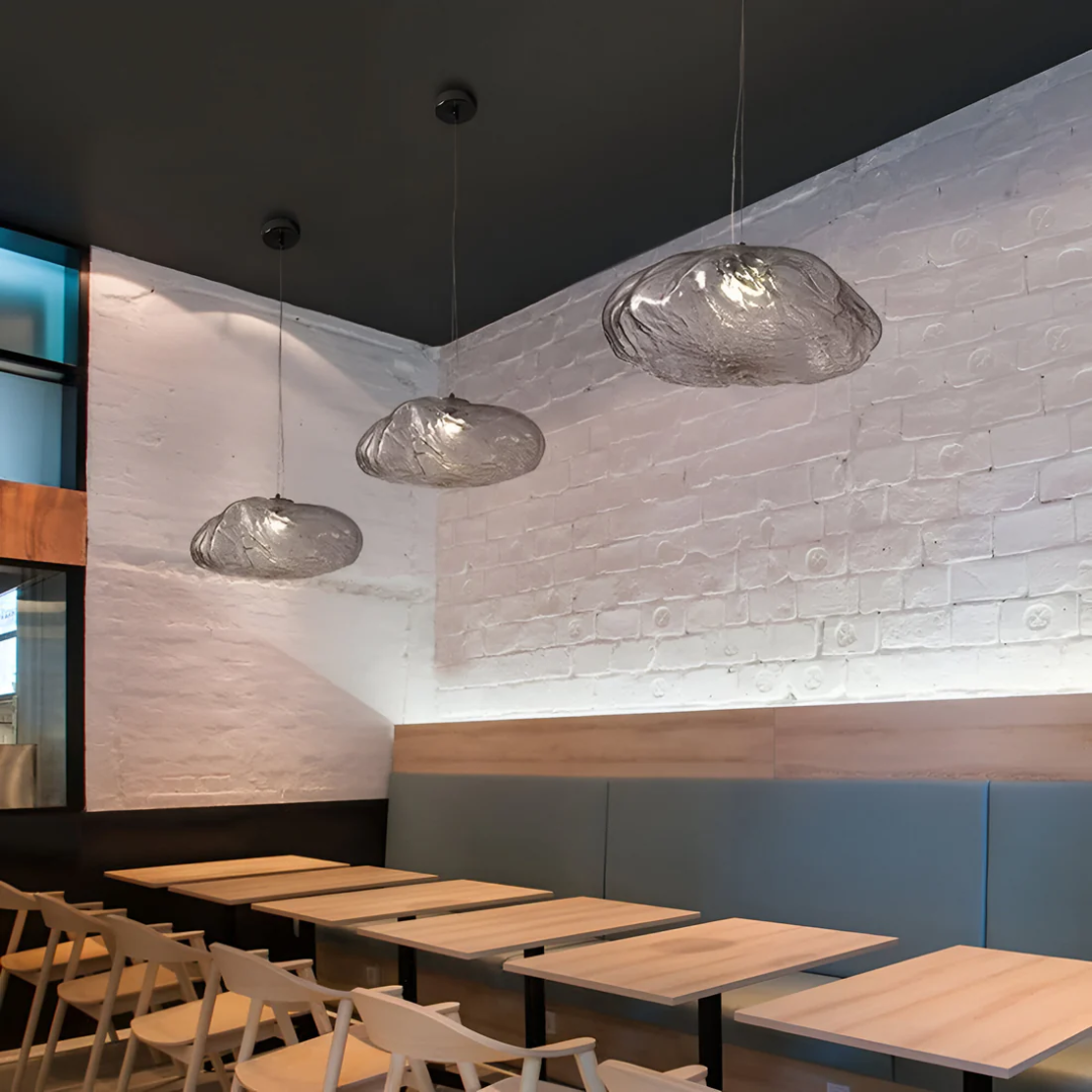 Unique White Cloud Pendant Light