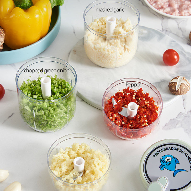 Compact Easy Manual Garlic Food Chopper