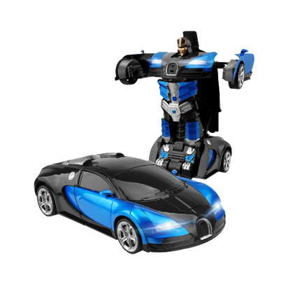 Fast Police RC Transformer Car Toy for Kids